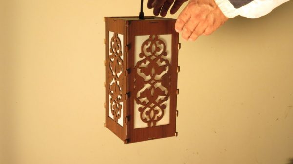 لوستر چوبی مدرن