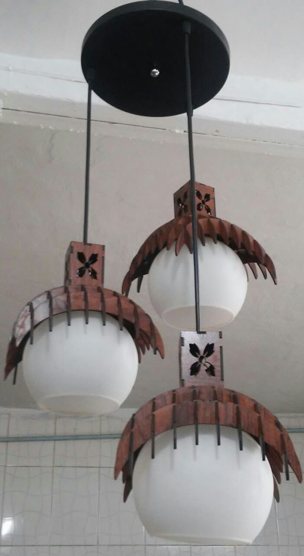 لوستر حباب دار