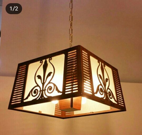 لوستر طرح آشیل چهارظلعی