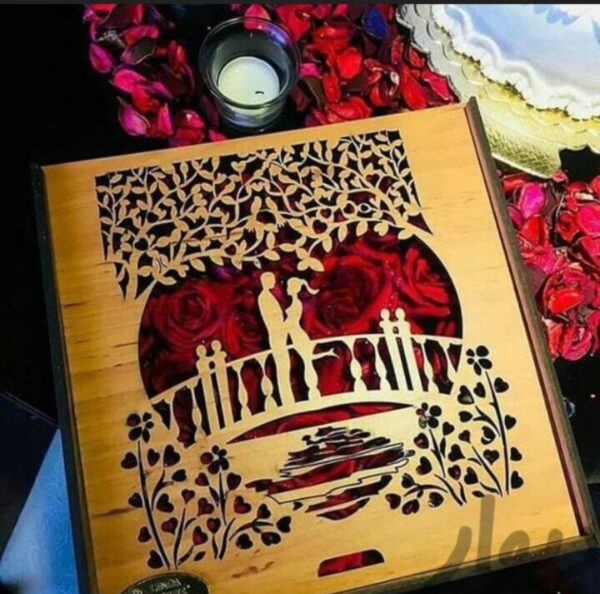 باکس گل طرح تابلو