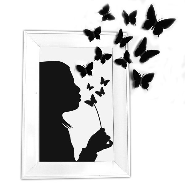 استیکر قاب سه بعدی