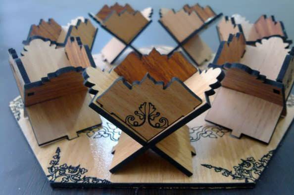 فایل کورل طرح برش لیزری هفت سین