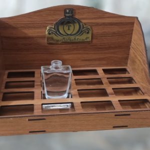 استند عطر شیشه کتابی سی میل 16 عددی