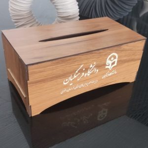 جعبه دستمال کاغذی چوبی اقتصادی